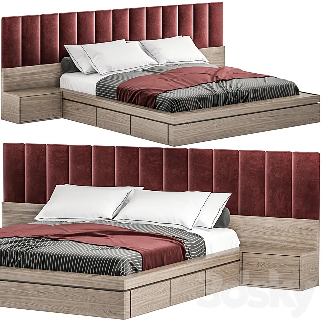 Bed027 3DModel Bed027 3DModel