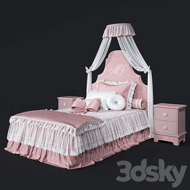 Bed_Dolfi_DORIS 3DModel Bed_Dolfi_DORIS 3DModel