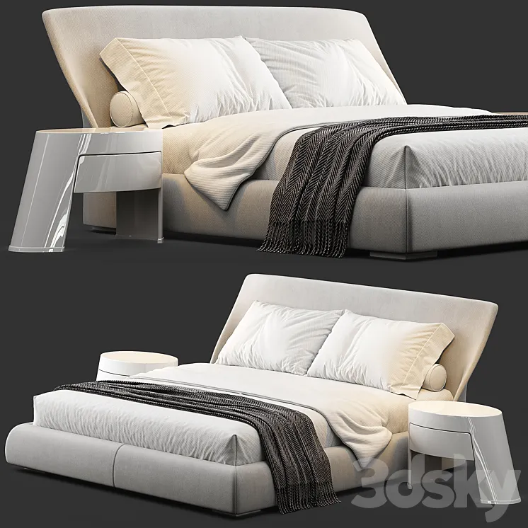 Bed_Giorgetti_Altea 3D Model Free Download