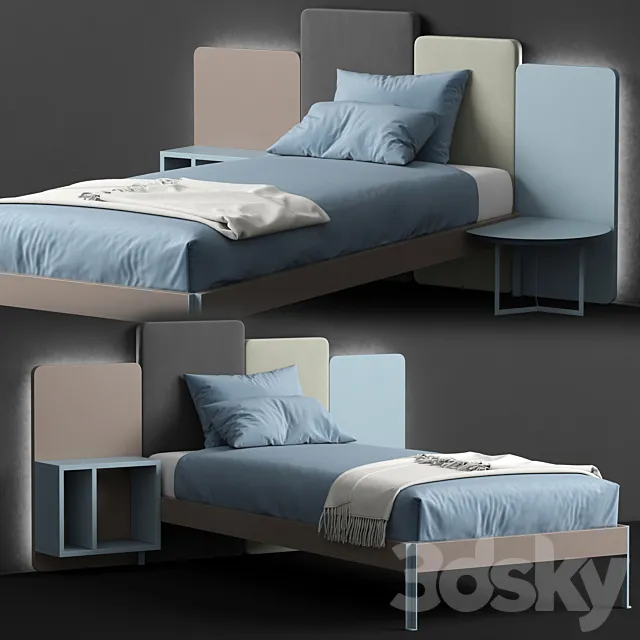 bed_WONDER ET12_by Diotti 3DModel bed_WONDER ET12_by Diotti 3DModel