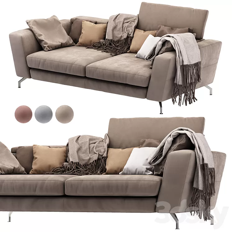 Bedding Kelly Divano 3 Posti 3D Model