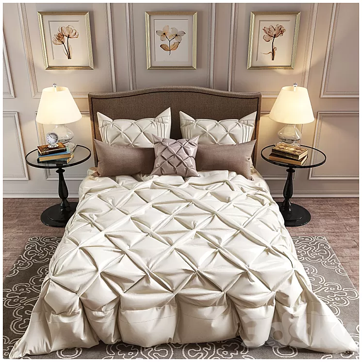 Bedding Set Madison Park Lafayette 3D Model