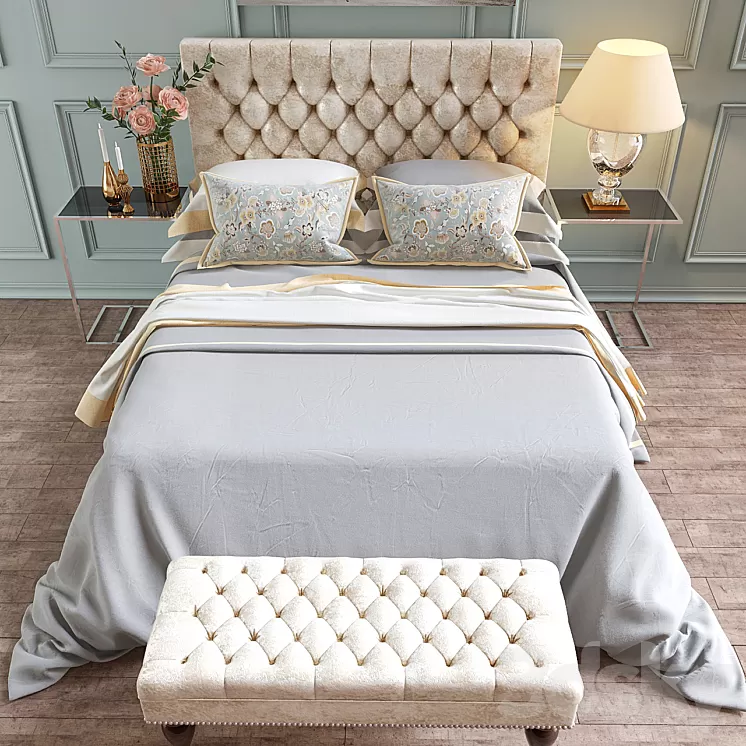 Bedding set Togas 3D Model Bedding set Togas 3D Model