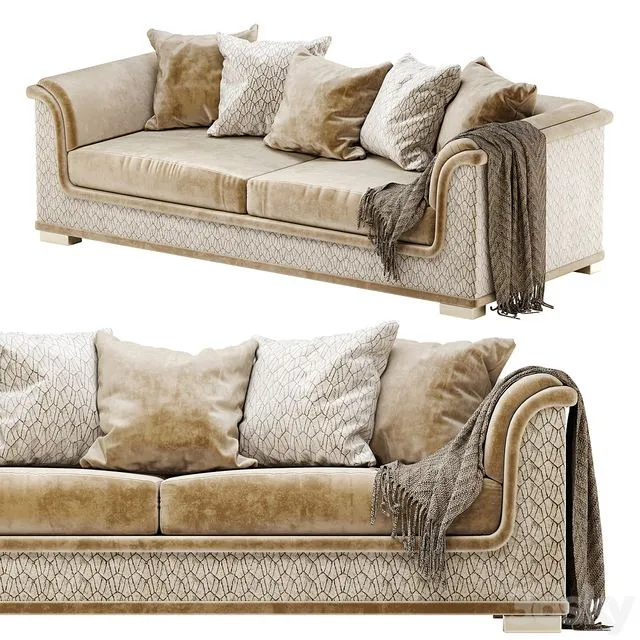 Bedding Welcome Divano 3D Model Bedding Welcome Divano 3D Model