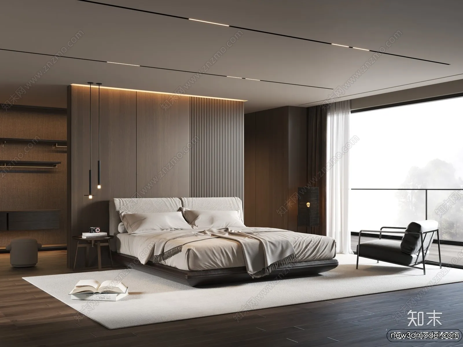 Bedroom – 3D Interior Scenes – Modern Style – 3D Models – 200 Bedroom – 3D Interior Scenes – Modern Style – 3D Models – 200