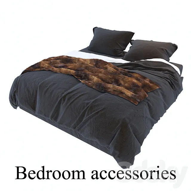 Bedroom accessories 3DModel Bedroom accessories 3DModel