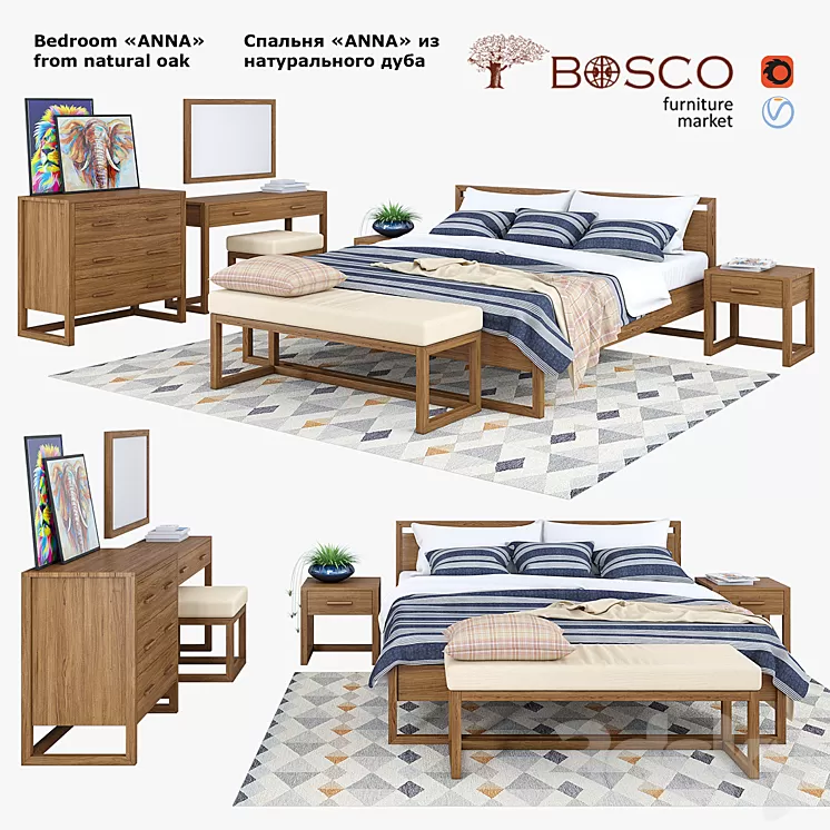 Bedroom Anna 3D Model