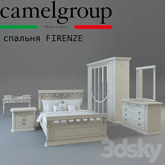 Bedroom FIRENZE factory CAMELGROUP 3DModel Bedroom FIRENZE factory CAMELGROUP 3DModel