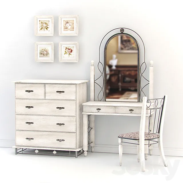 Bedroom furniture 3D Model