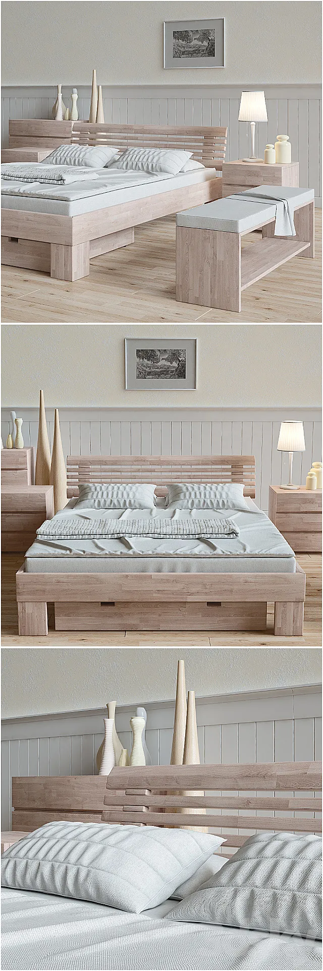 Bedroom furniture from Hasena AG 3DModel Bedroom furniture from Hasena AG 3DModel