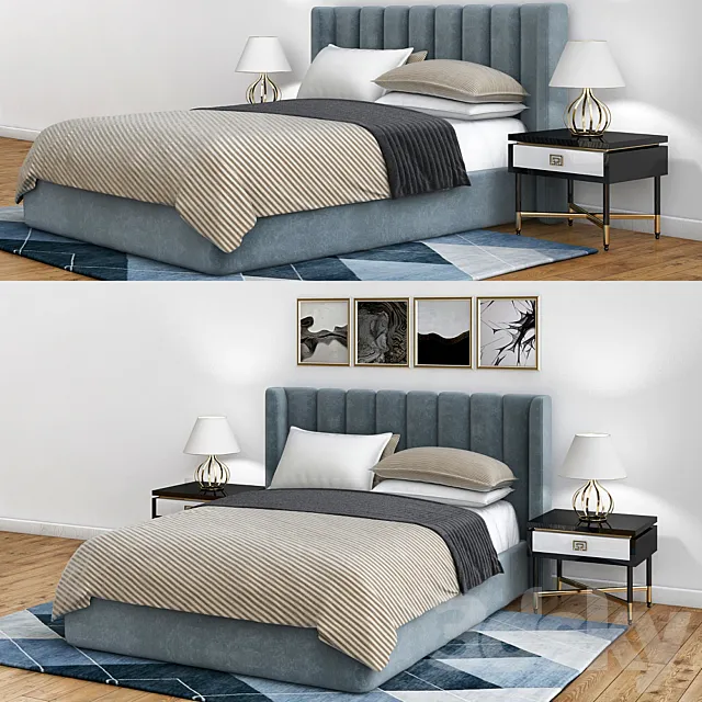 Bedroom Mitchell Gold 3D Model