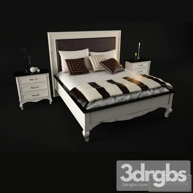 Bedroom ModeneseGastone 3D Model Download
