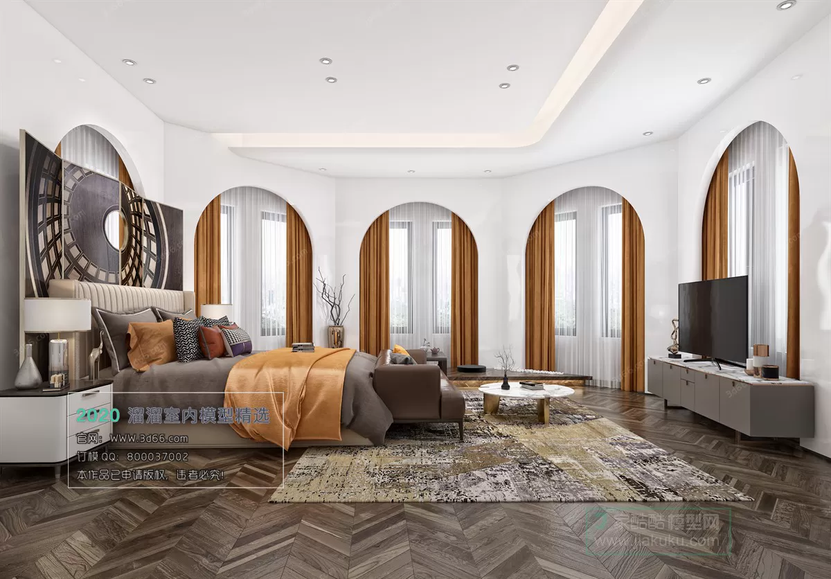 BEDROOM – MODERN STYLE – 3D MODELS – 003 BEDROOM – MODERN STYLE – 3D MODELS – 003