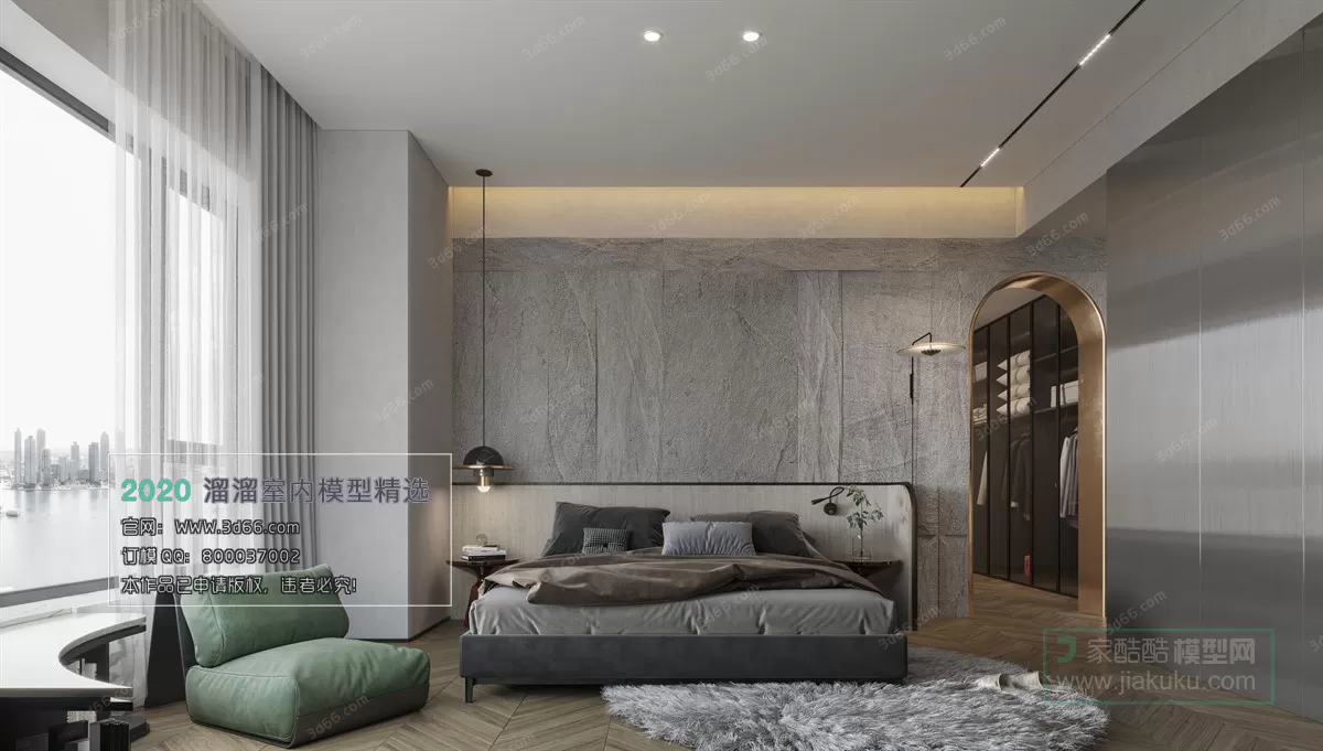 BEDROOM – MODERN STYLE – 3D MODELS – 104 BEDROOM – MODERN STYLE – 3D MODELS – 104