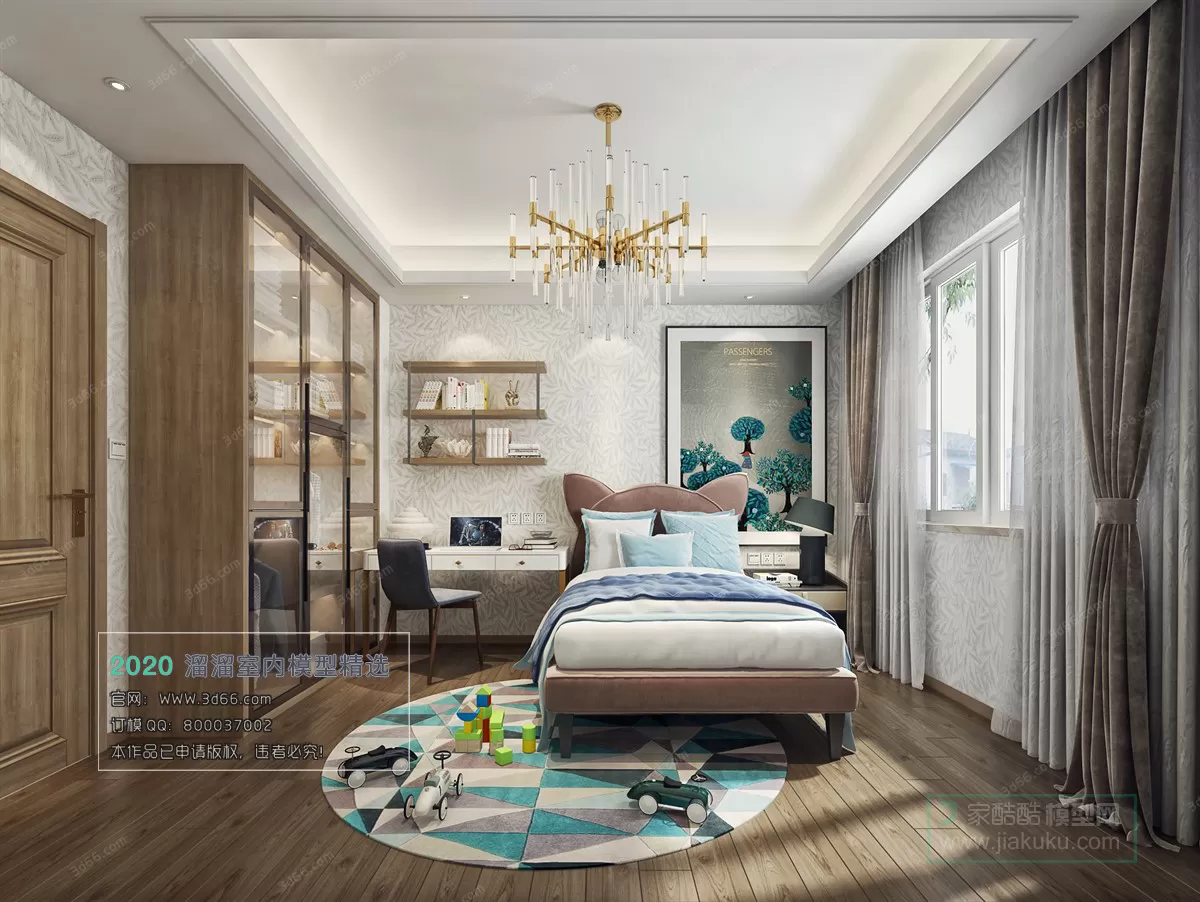 BEDROOM – MODERN STYLE – 3D MODELS – 014 BEDROOM – MODERN STYLE – 3D MODELS – 014