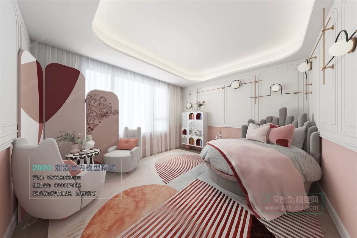 BEDROOM – MODERN STYLE – 3D MODELS – 016 BEDROOM – MODERN STYLE – 3D MODELS – 016