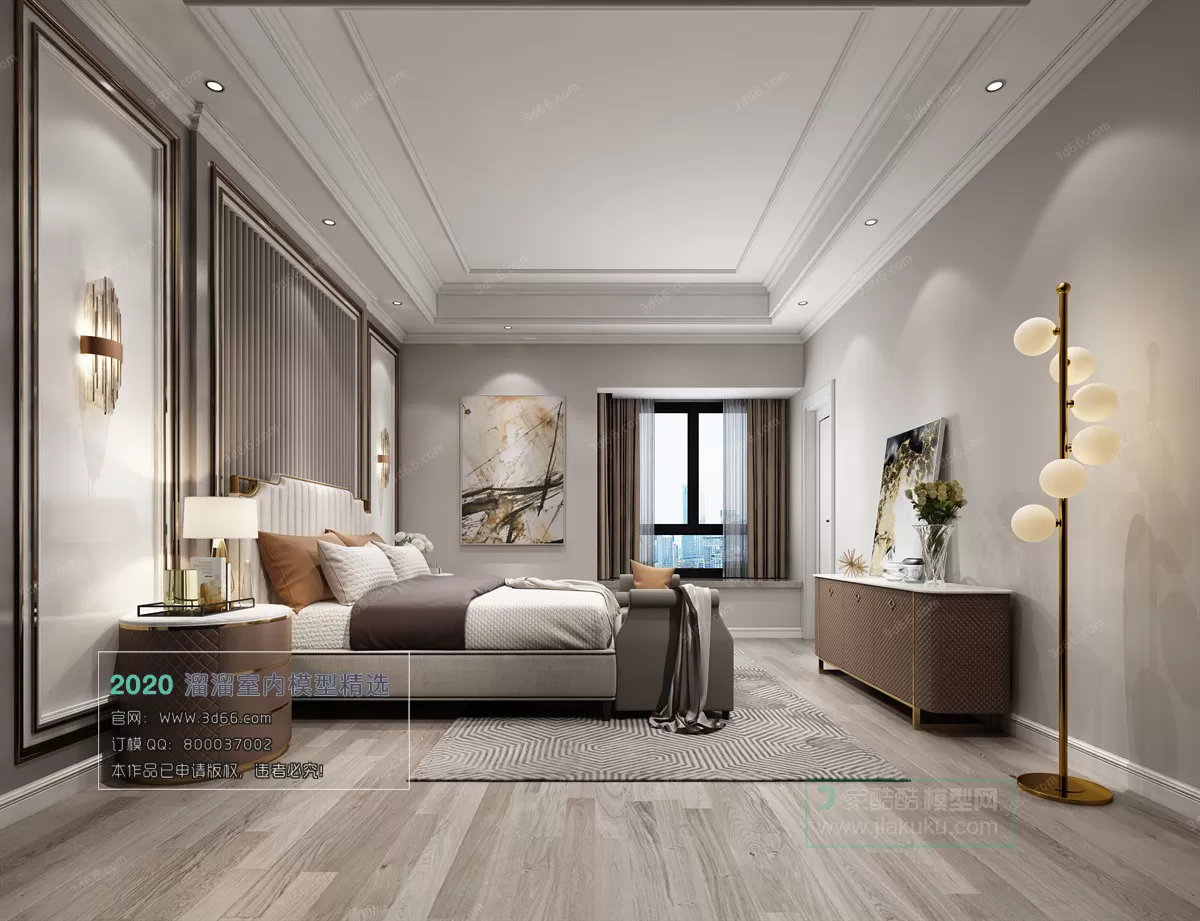 BEDROOM – MODERN STYLE – 3D MODELS – 025 BEDROOM – MODERN STYLE – 3D MODELS – 025