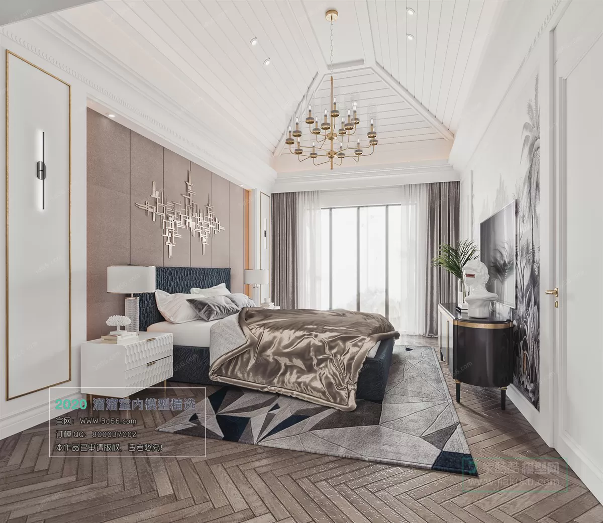 BEDROOM – MODERN STYLE – 3D MODELS – 029 BEDROOM – MODERN STYLE – 3D MODELS – 029