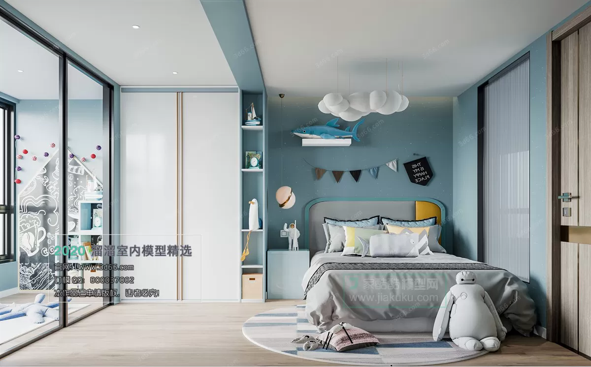 BEDROOM – MODERN STYLE – 3D MODELS – 035 BEDROOM – MODERN STYLE – 3D MODELS – 035