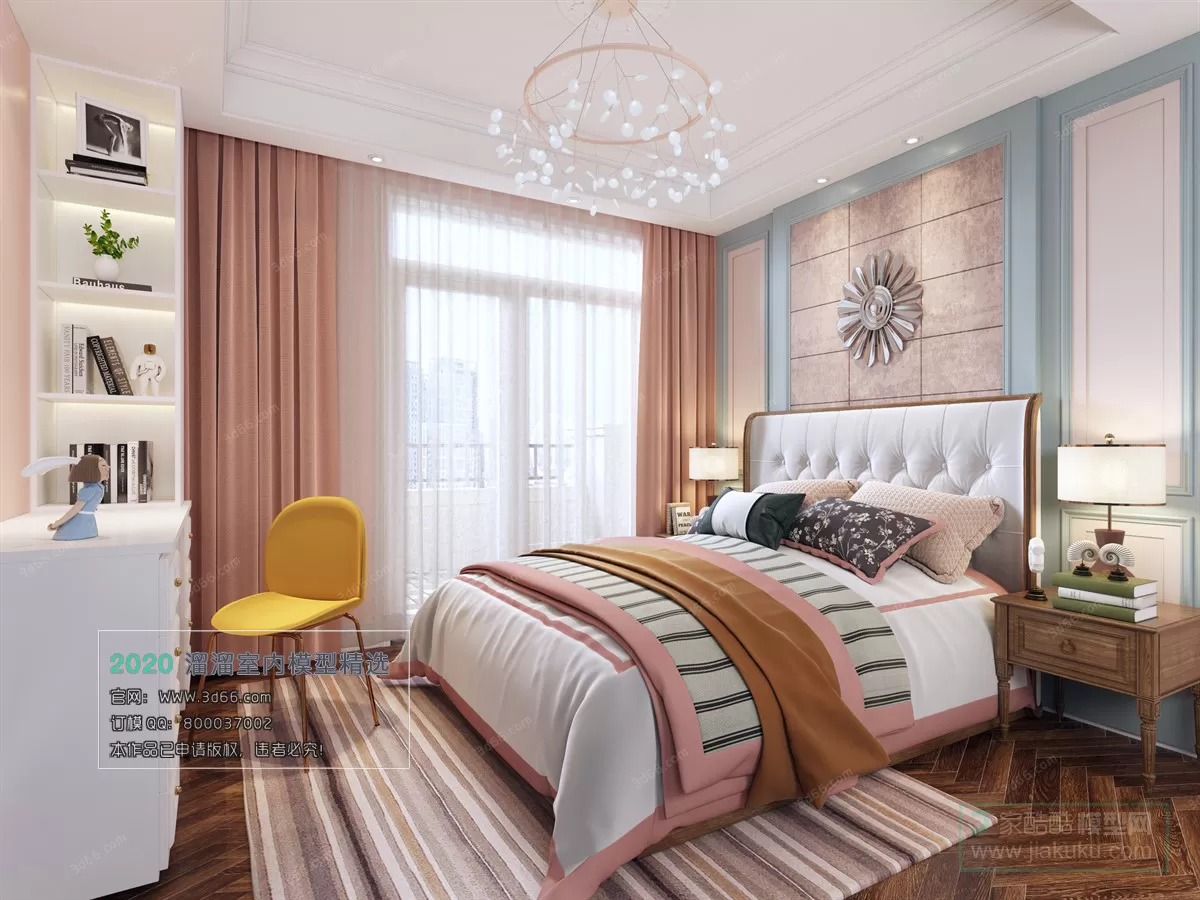 BEDROOM – MODERN STYLE – 3D MODELS – 006 BEDROOM – MODERN STYLE – 3D MODELS – 006