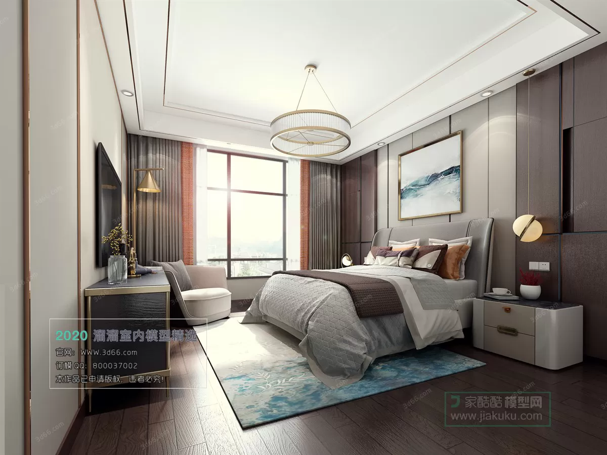 BEDROOM – MODERN STYLE – 3D MODELS – 007 BEDROOM – MODERN STYLE – 3D MODELS – 007