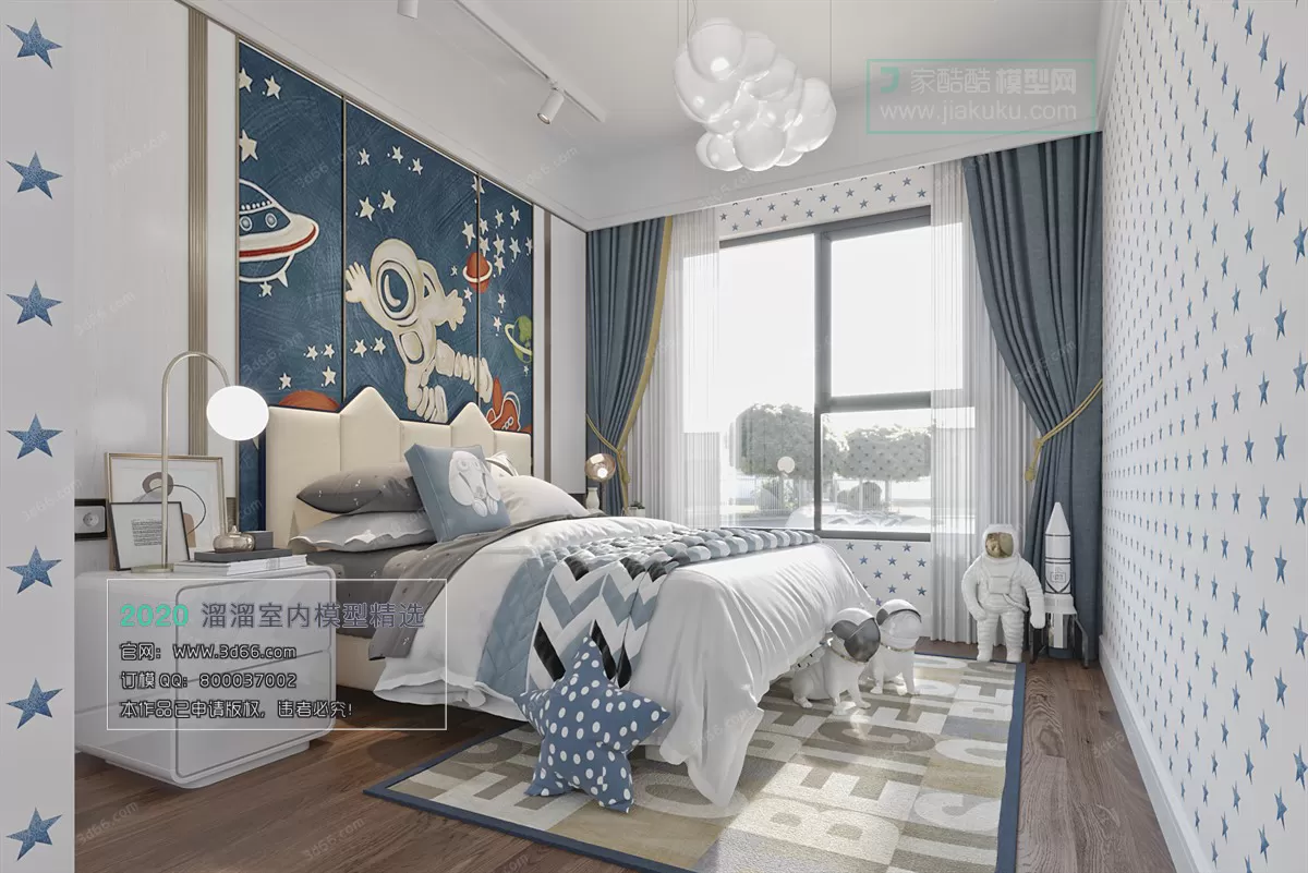BEDROOM – MODERN STYLE – 3D MODELS – 062 BEDROOM – MODERN STYLE – 3D MODELS – 062