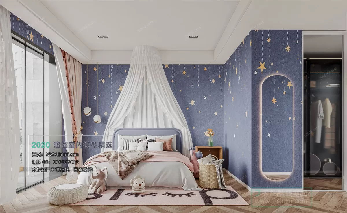 BEDROOM – MODERN STYLE – 3D MODELS – 063 BEDROOM – MODERN STYLE – 3D MODELS – 063