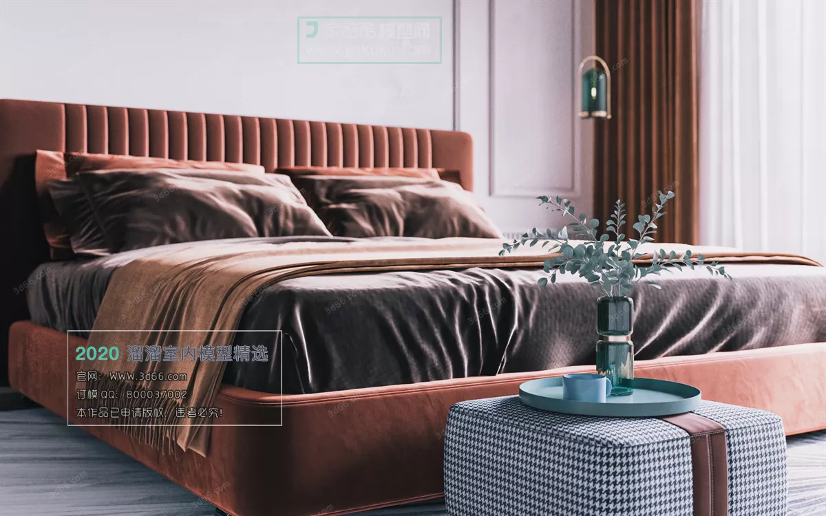 BEDROOM – MODERN STYLE – 3D MODELS – 065 BEDROOM – MODERN STYLE – 3D MODELS – 065