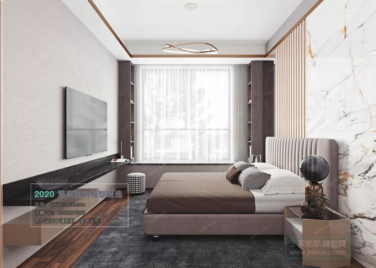 BEDROOM – MODERN STYLE – 3D MODELS – 086 BEDROOM – MODERN STYLE – 3D MODELS – 086