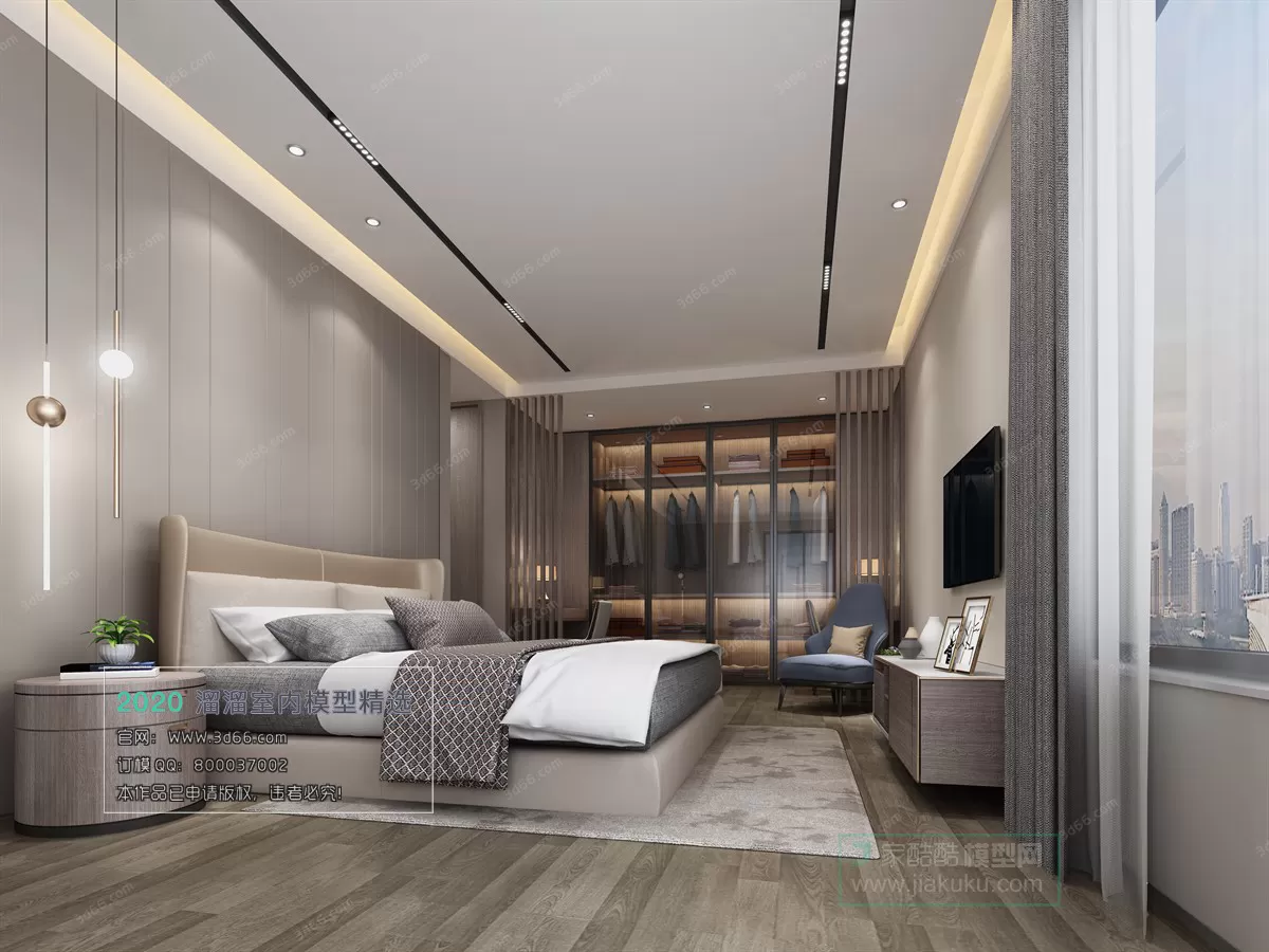 BEDROOM – MODERN STYLE – 3D MODELS – 010 BEDROOM – MODERN STYLE – 3D MODELS – 010