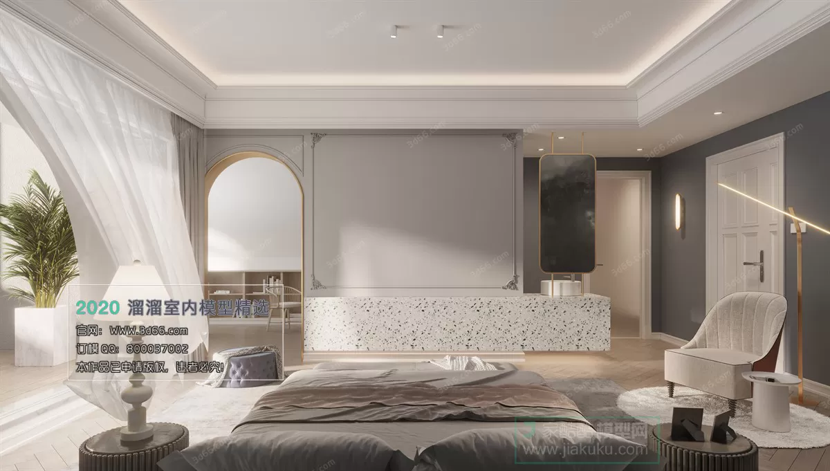 BEDROOM – MODERN STYLE – 3D MODELS – 100 BEDROOM – MODERN STYLE – 3D MODELS – 100