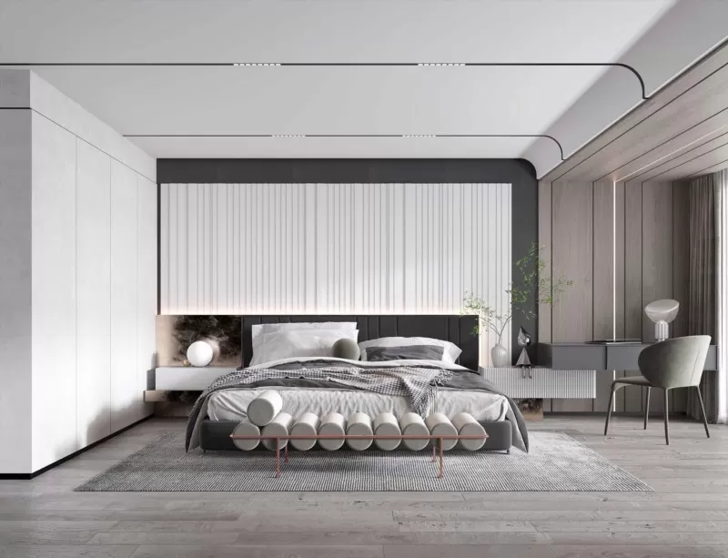 BEDROOM – MODERN STYLE – 3D SCENE – 295