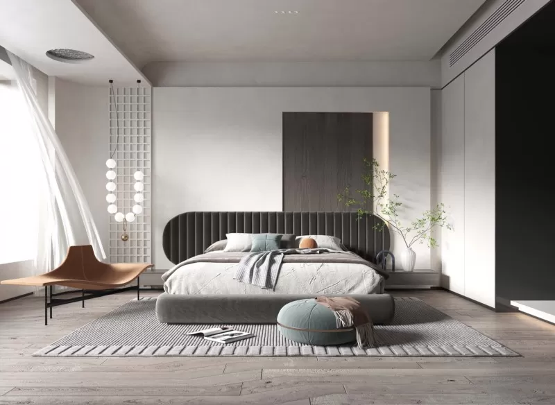 BEDROOM – MODERN STYLE – 3D SCENE – 302