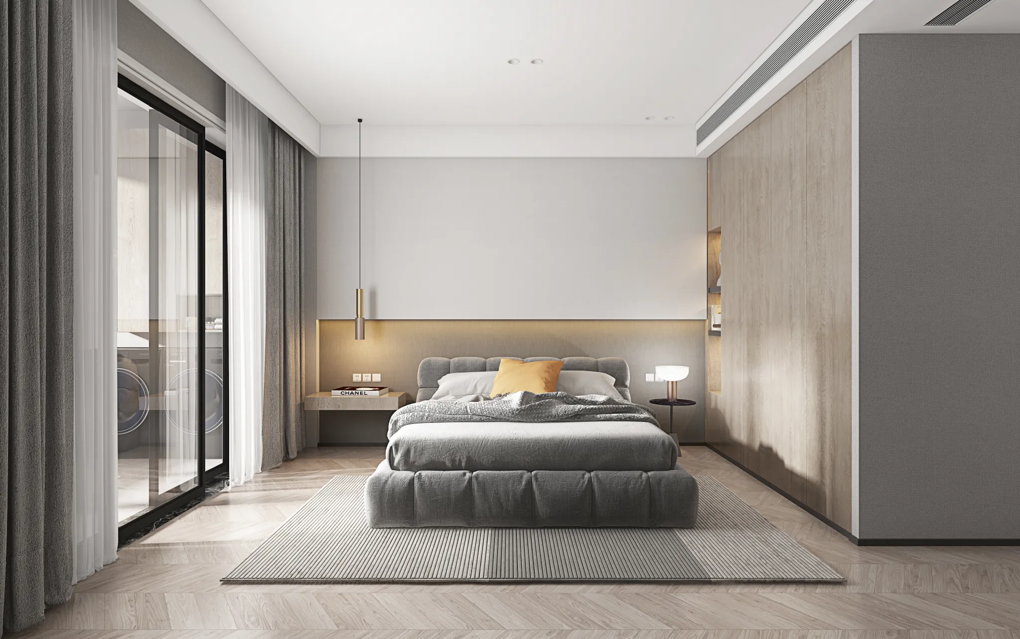 Bedroom – Modern Style 3D Scenes – Interior Design – 012 Bedroom – Modern Style 3D Scenes – Interior Design – 012