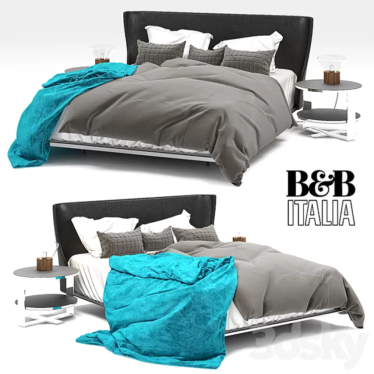 Bedroom set 1 3D Model Bedroom set 1 3D Model