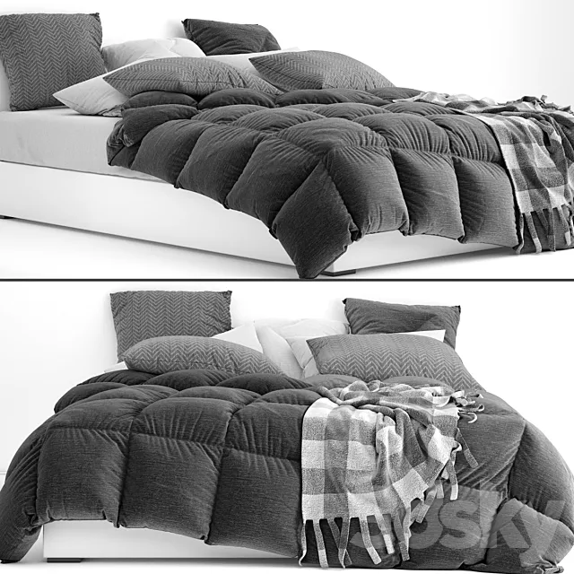 Bedroom set 16 3D Model Bedroom set 16 3D Model