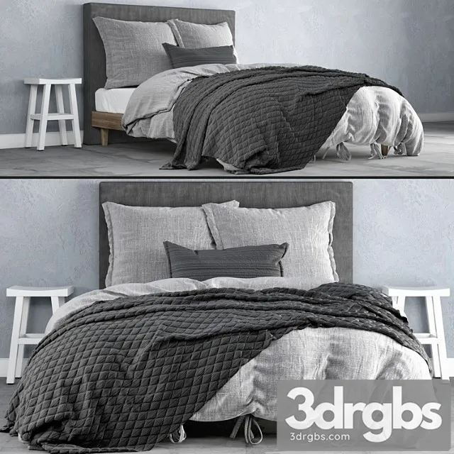 Bedroom set 18 2 3D Model Download