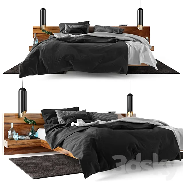 Bedroom set 2 3DModel Bedroom set 2 3DModel