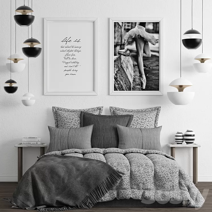 Bedroom set 3 3D Model