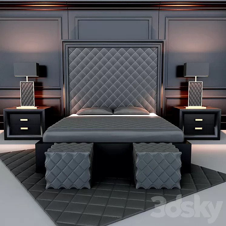 bedroom set 3D Model