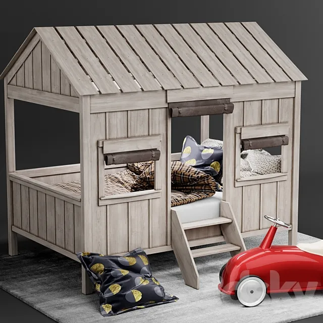 Bedroom set 3DModel Bedroom set 3DModel