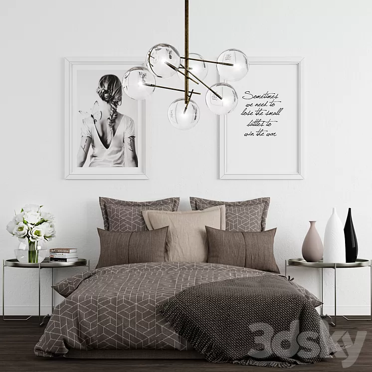 Bedroom set 4 3D Model