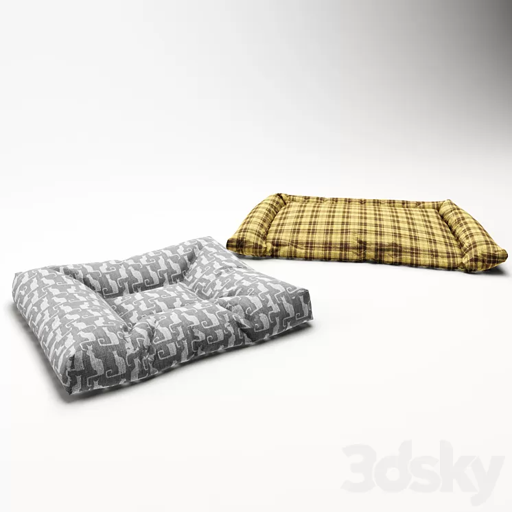 Beds for animals 3D Model