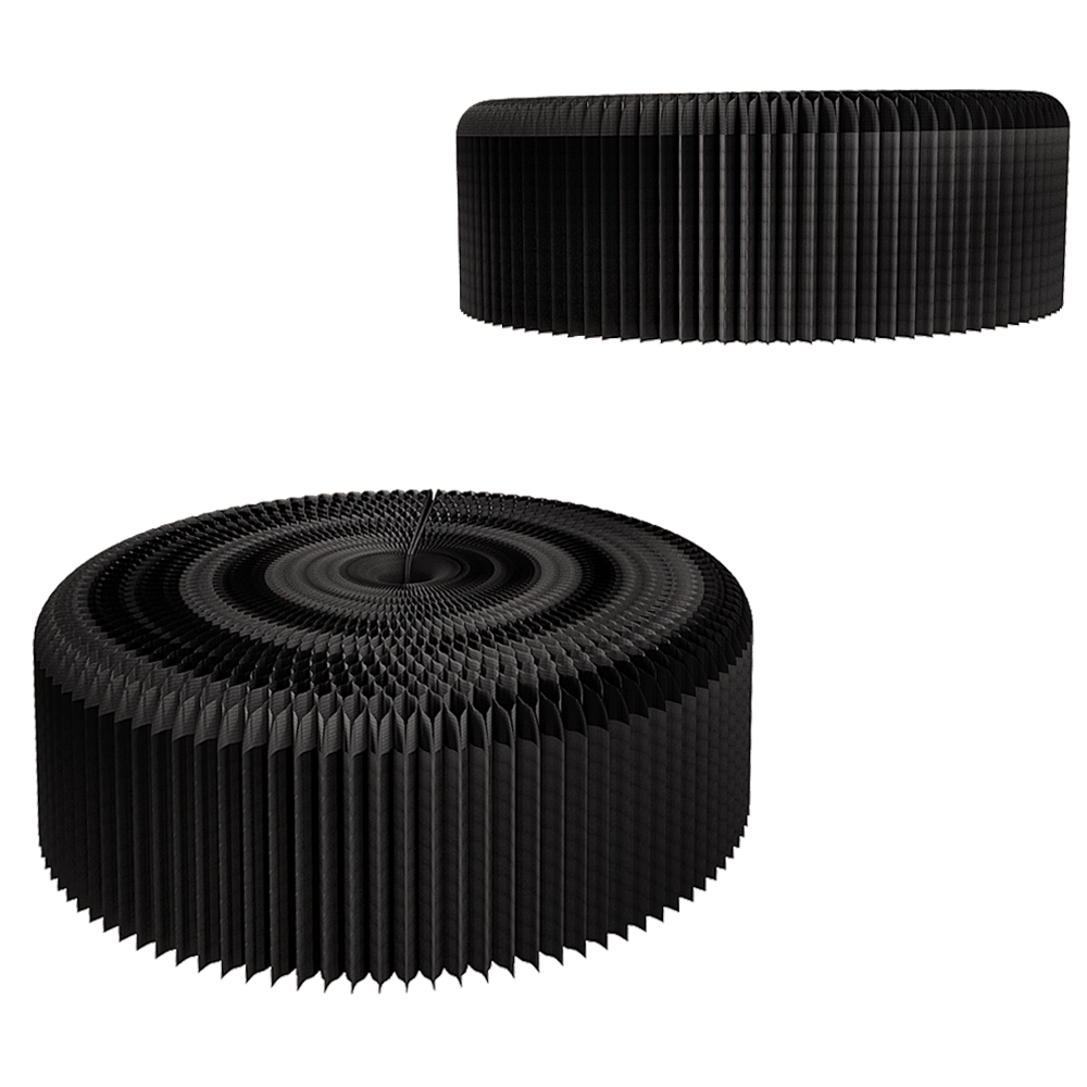 Beds one – Stool Folding Paper 305-915 mm 3D Model