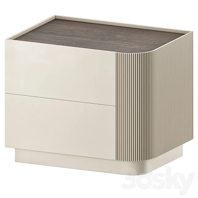 bedside cabinet by modnodesign 3D Model