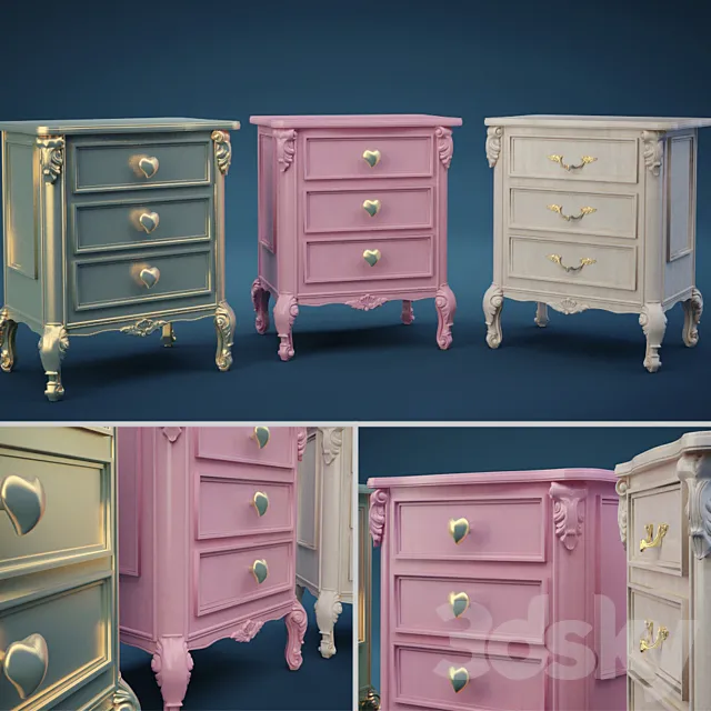 Bedside Cavio Benedetta 3DModel