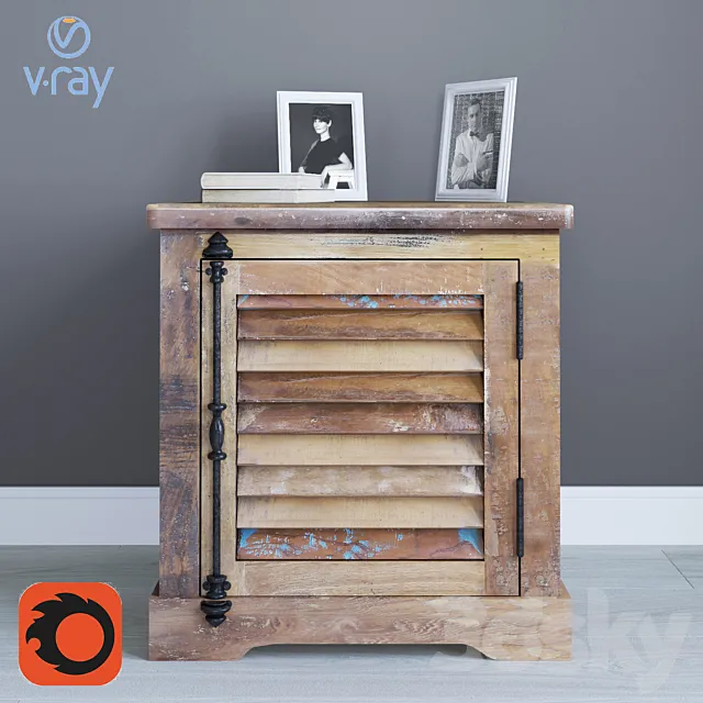 Bedside Loft 3D Model Bedside Loft 3D Model