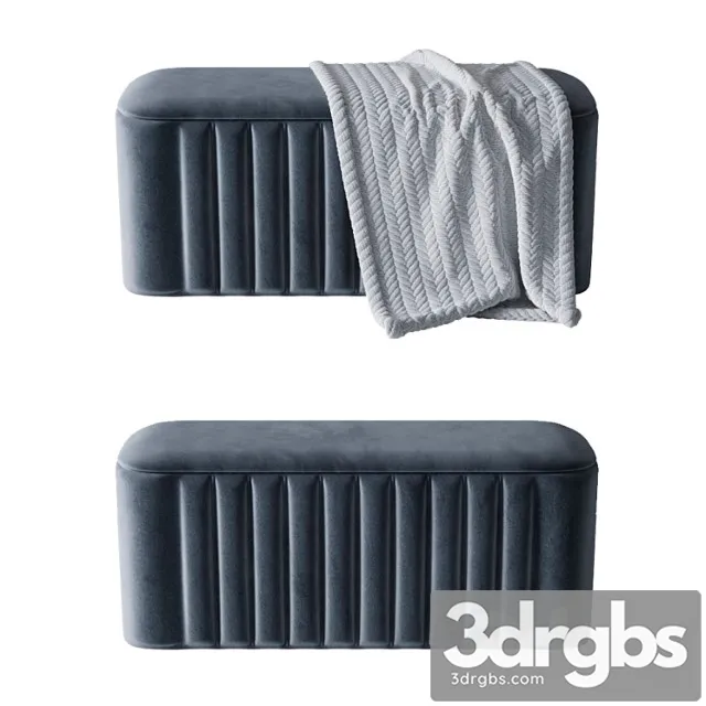 Bedside Pouf 3D Model Download