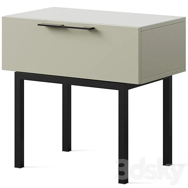 Bedside table Angel by Cosmo 3D Model Bedside table Angel by Cosmo 3D Model