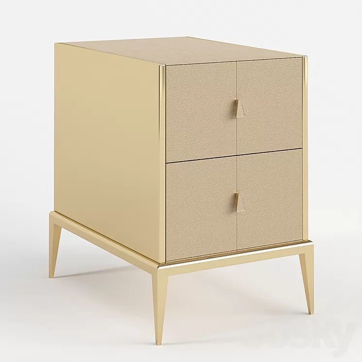 Bedside table Chic All Over Caracole 3D Model
